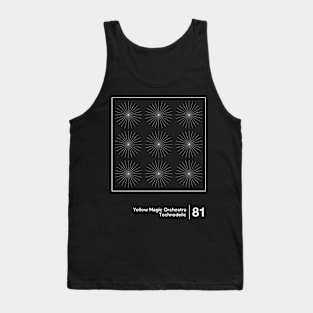 Yellow Magic Orchestra / Minimal Graphic Design Tribute Tank Top